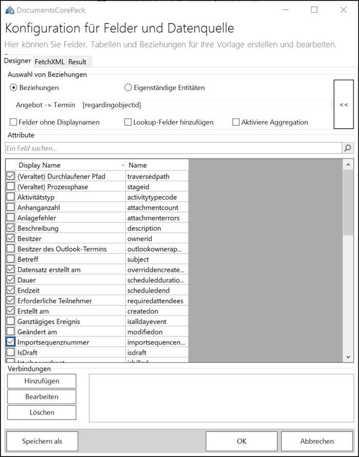 So erstellen Sie Word-Vorlagen in Dynamics 365.