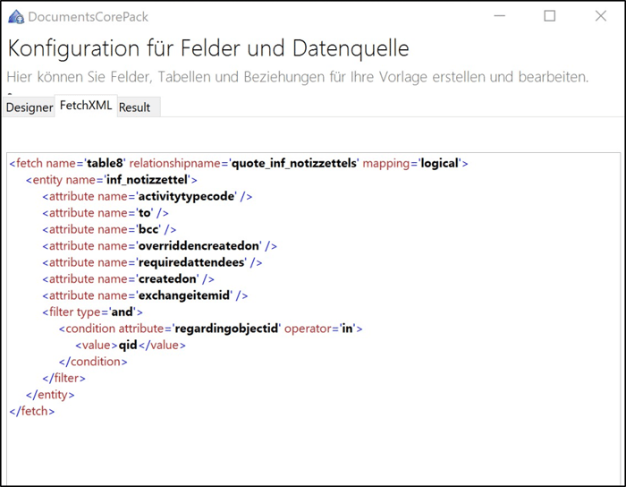 So erstellen Sie Word-Vorlagen in Dynamics 365.